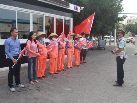 2017年10月24日，站交通崗